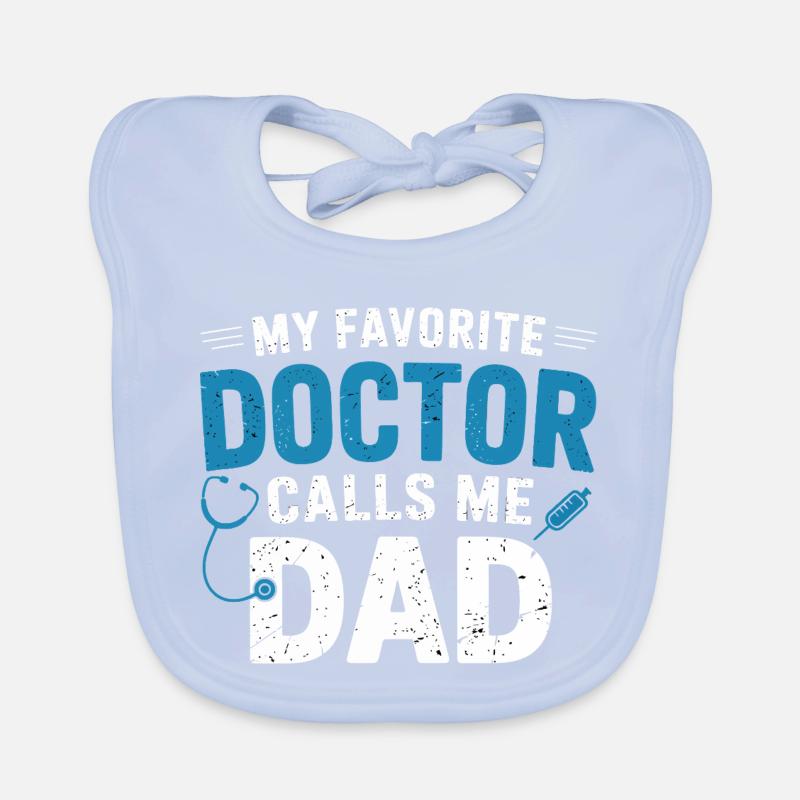 Mon médecin préféré accouche de papa Bavoir bio Bébé