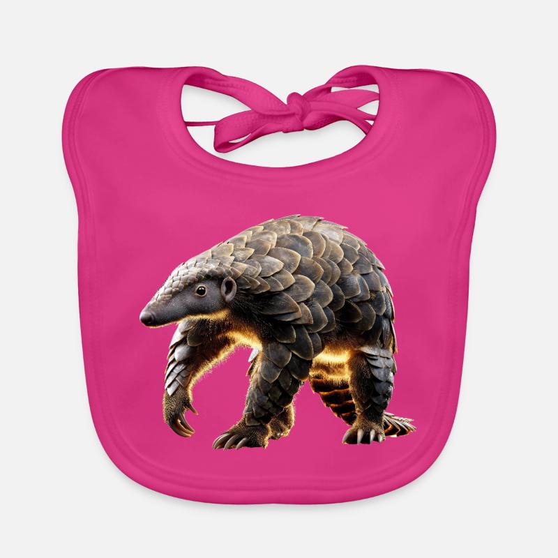 Pangolin Pangolin Pine Cone Pangolins Organic Baby Bibs