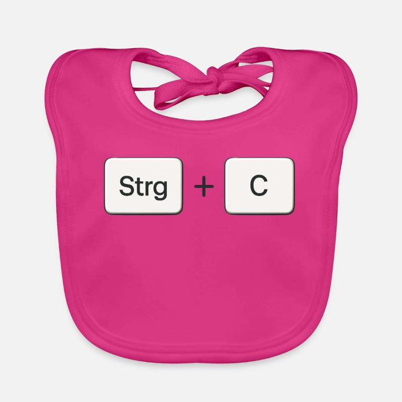 Key Combination Copy Ctrl + C Organic Baby Bibs
