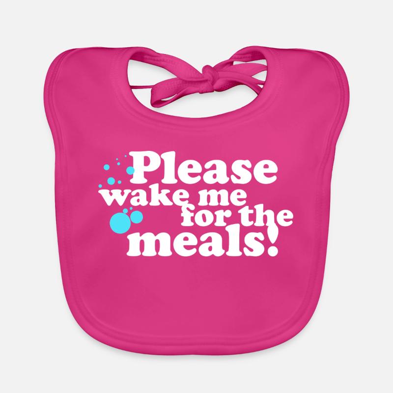 Please, wake me for the Meals! Baby Bio-Lätzchen