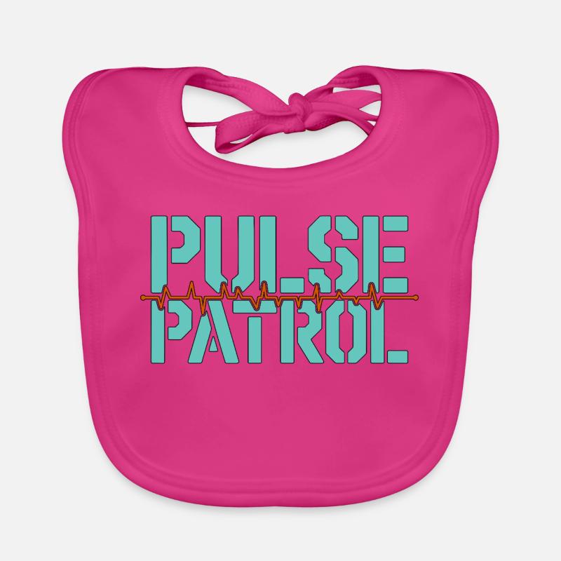 Cardiac Tech Pulse Patrol Pacemaker Technician Baby Bio-Lätzchen