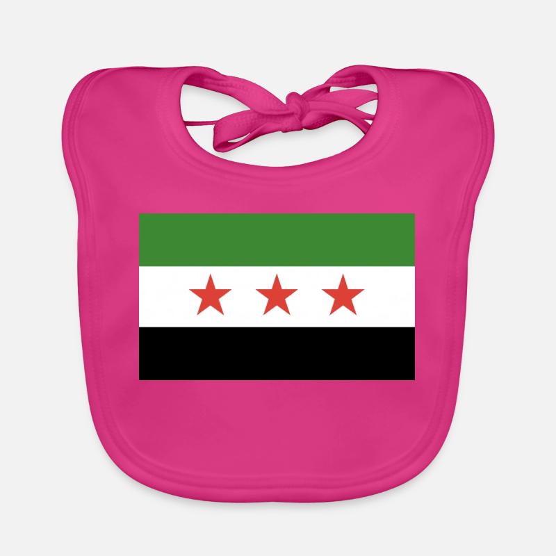 Drapeau syrien Bavoir bio Bébé