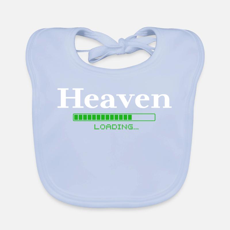 Heaven Loading - Christian Organic Baby Bibs