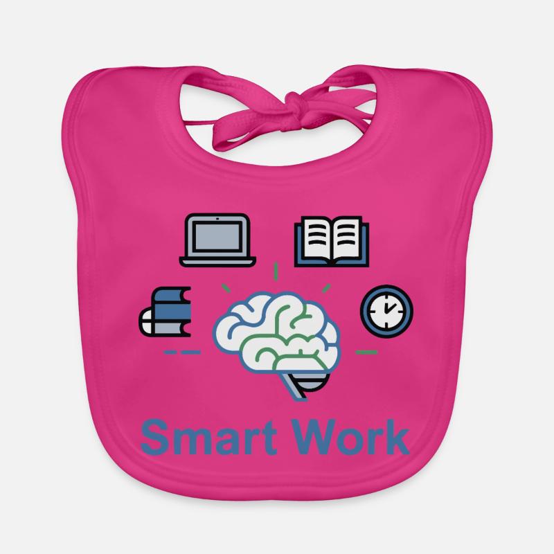 Smart arbejde hjernekraft Hagesmække af økologisk bomuld