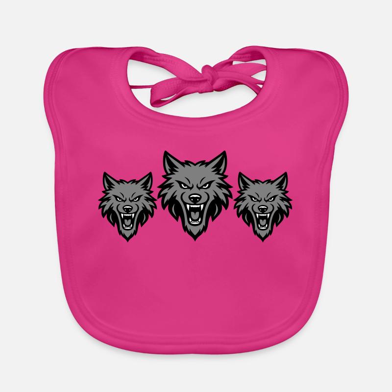 Wolf Team Pack Organic Baby Bibs