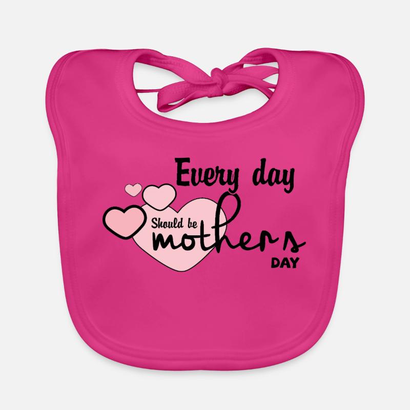 Every day should be a Mother's Day Organic Baby Bibs