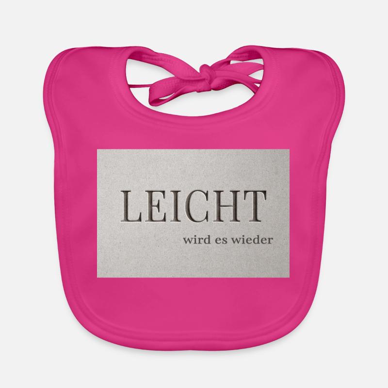 LEICHT wird es wieder Baby Bio-Lätzchen