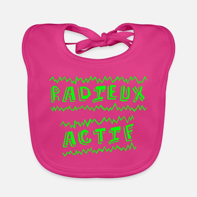 GOODBYE ACTIVE! (happiness) Organic Baby Bibs