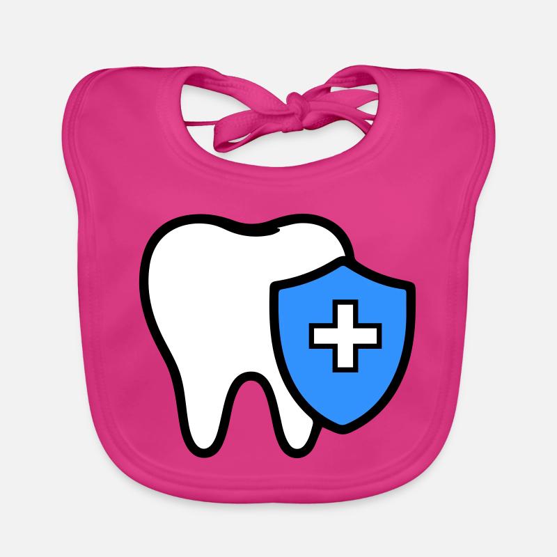 Icône de la dent dentiste Bavoir bio Bébé