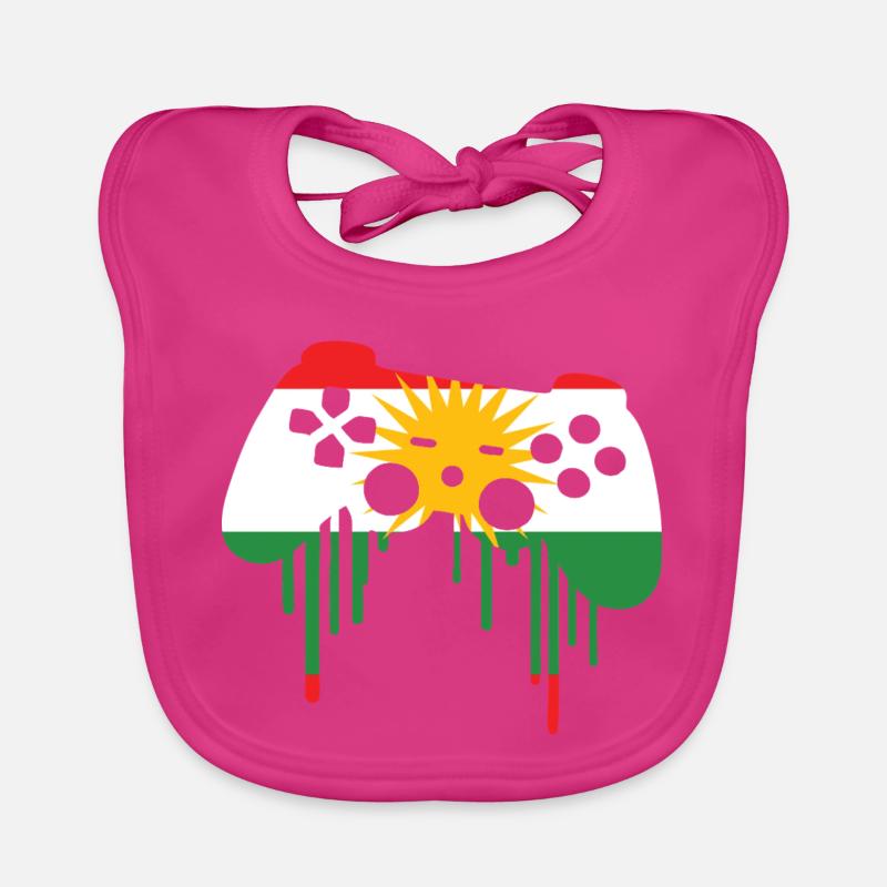 Drapeau de jeu kurde Bavoir bio Bébé