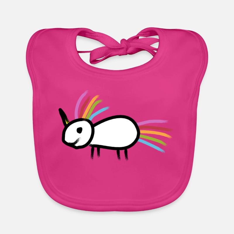 Einhorn Baby Bio-Lätzchen