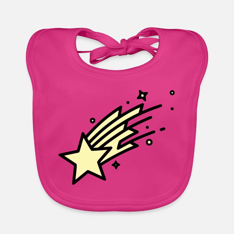 Une bande dessinée Shooting Star Comet Bavoir bio Bébé