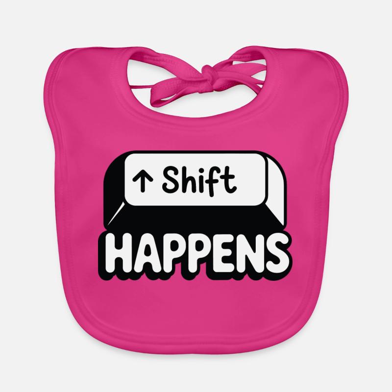 Shift Happens Organic Baby Bibs