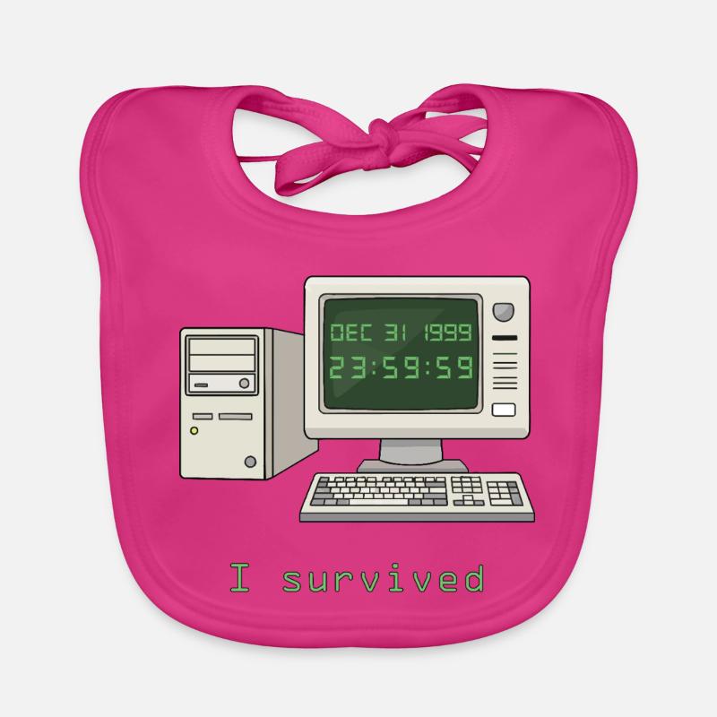 I Survived Y2K Organic Baby Bibs