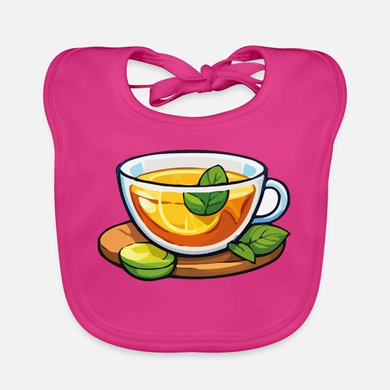 Zitrustee mit Minze Baby Bio-Lätzchen