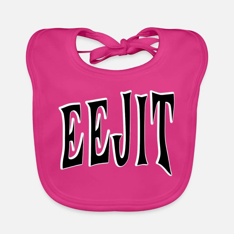 EEJIT – Irish Slang Design Organic Baby Bibs