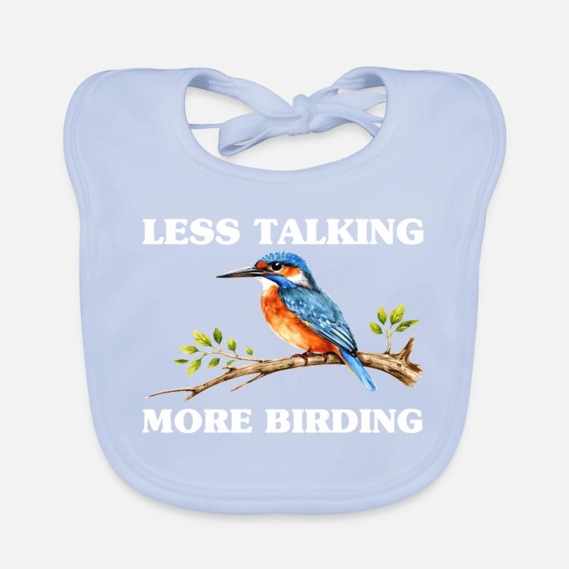 Bird Watching Birding Bird Watcher Vogel-Nerd Baby Bio-Lätzchen