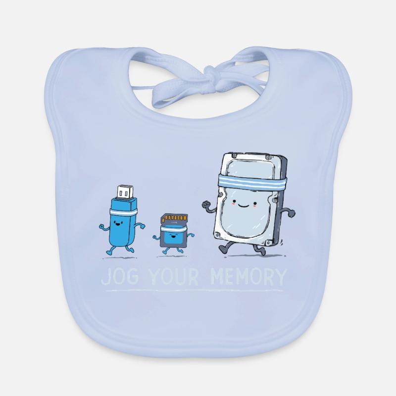 Softwareingenieur IT-Support J-og Your Memory Gym Baby Bio-Lätzchen