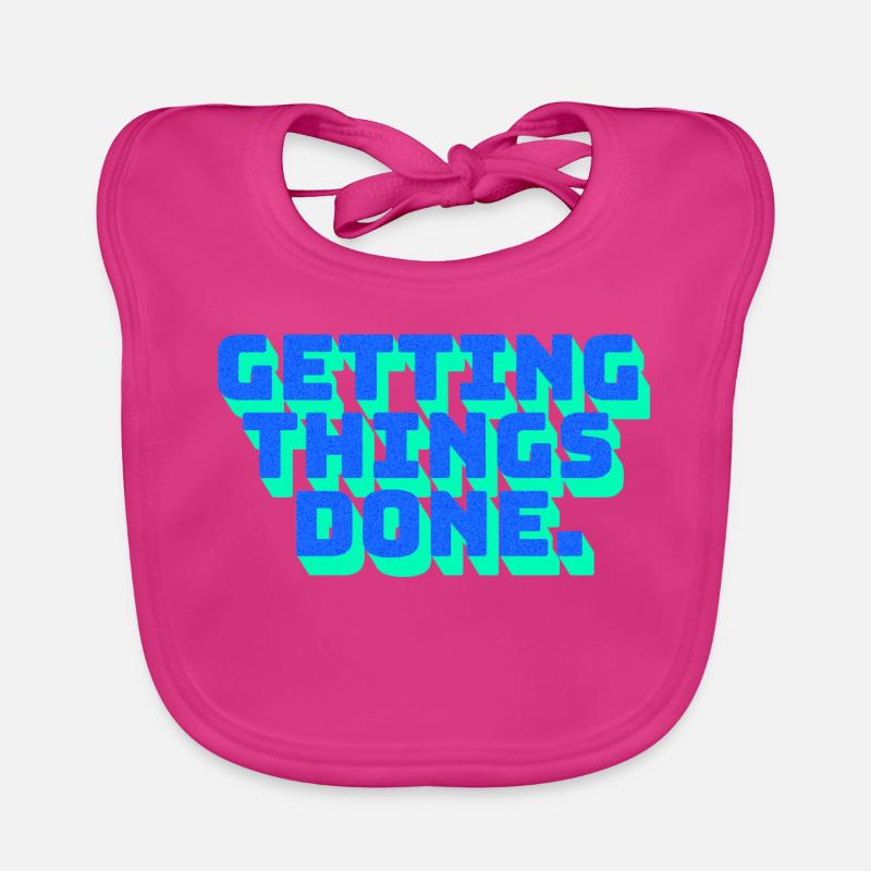 Fokus Motivation Getting Things Done Baby Bio-Lätzchen
