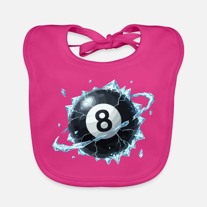 Eisiger 8-Ball Bruch Baby Bio-Lätzchen