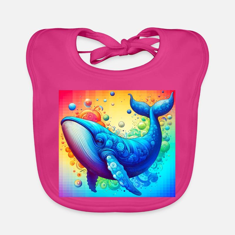 baleine Bavoir bio Bébé