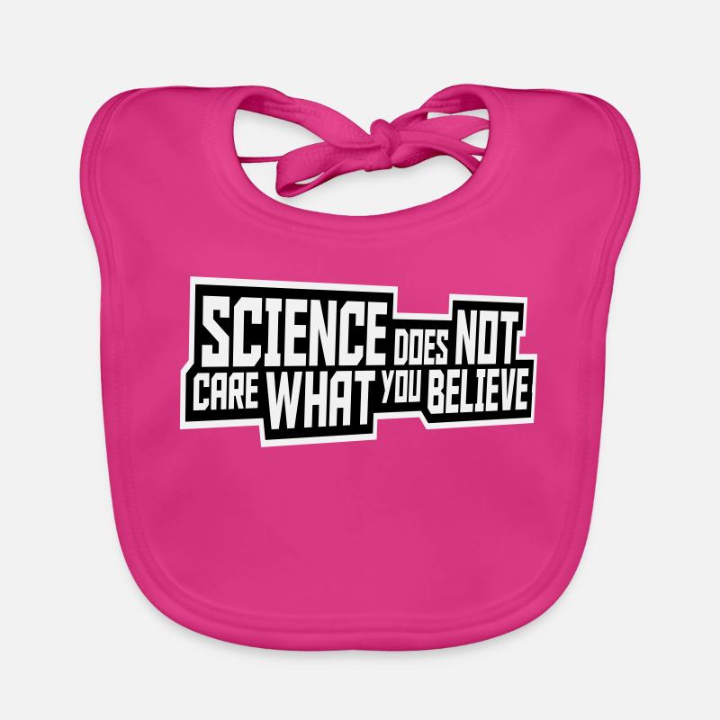 La science se moque de ce que vous croyez Logo des faits Bavoir bio Bébé