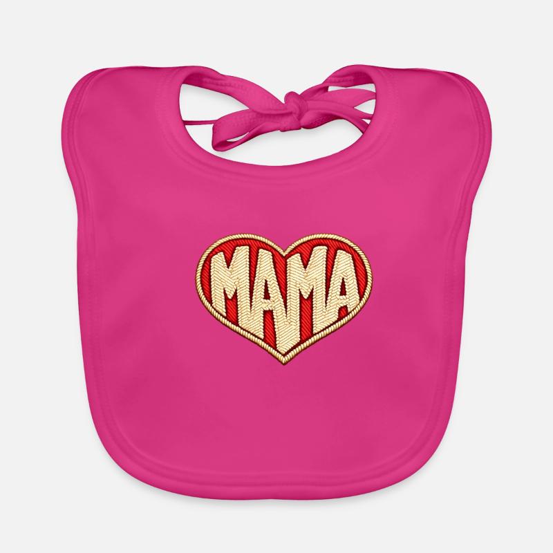 Mama Herz  Baby Bio-Lätzchen