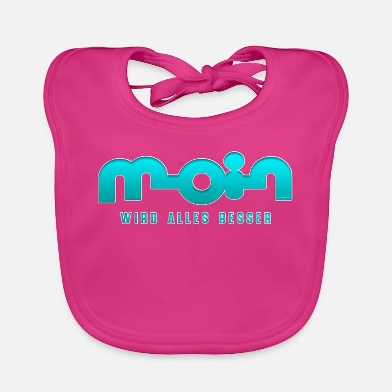 Moin, everything gets better Organic Baby Bibs