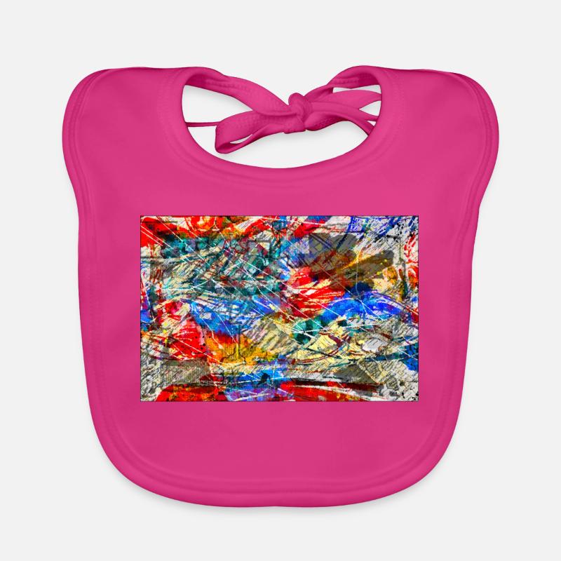 Rejet - Bavoir bio Bébé - fuchsia
