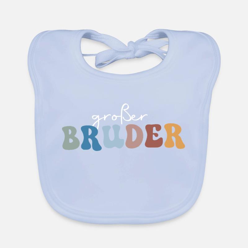 Großer Bruder Baby Bio-Lätzchen