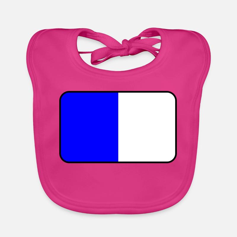 Spa Flag Emblem Organic Baby Bibs