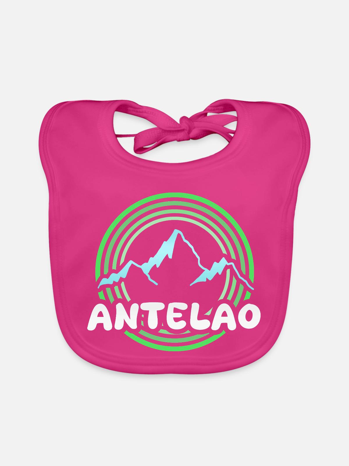 Antelao - Bavoir bio Bébé - fuchsia - Devant