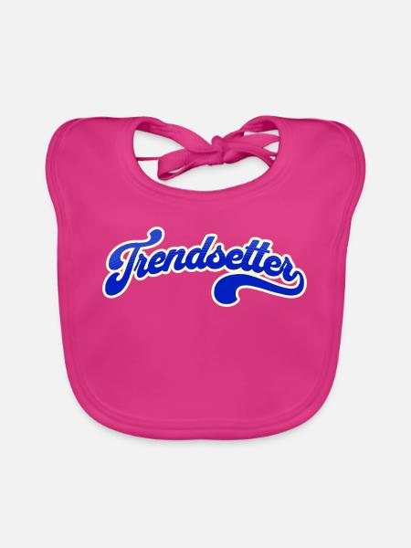 TRENDSETTER - Baby Bio-Lätzchen - Fuchsia