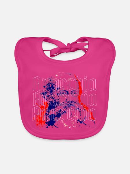 Kropotkin - Baby Bio-Lätzchen - Fuchsia