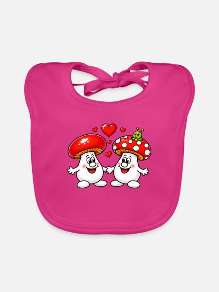 1000195766 - Baby Bio-Lätzchen - Fuchsia - Vorne