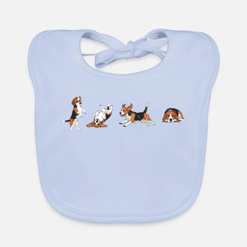 Chiens mignons  Bavoir bio Bébé