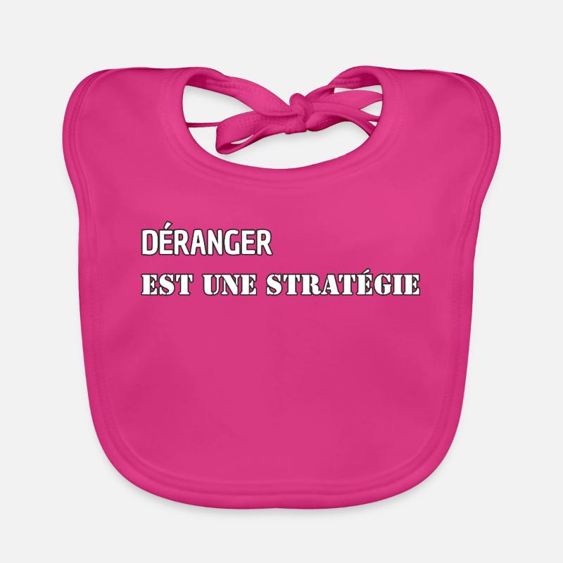DISTURBING IS A STRATEGY Organic Baby Bibs