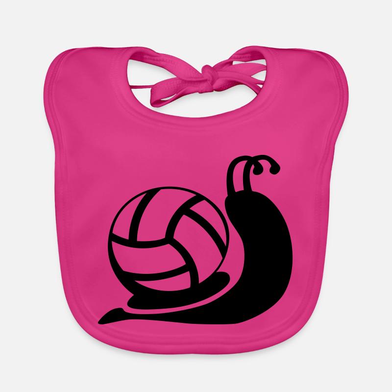 Escargot de volley-ball Bavoir bio Bébé