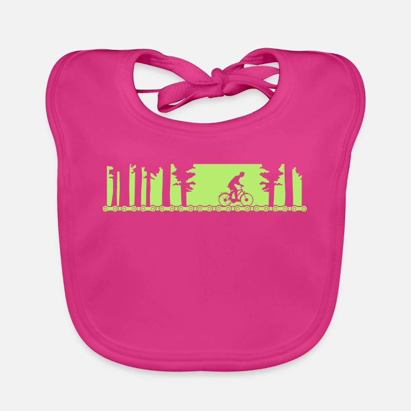 Cycle Tour Forest Range - Design minimaliste Bavoir bio Bébé
