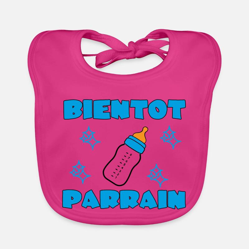 SOON TO BE A GODFATHER Organic Baby Bibs