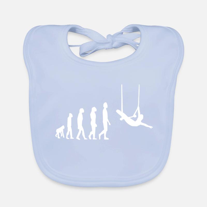 Trapez Evolution Luftakrobatik Zirkus Varieté Baby Bio-Lätzchen