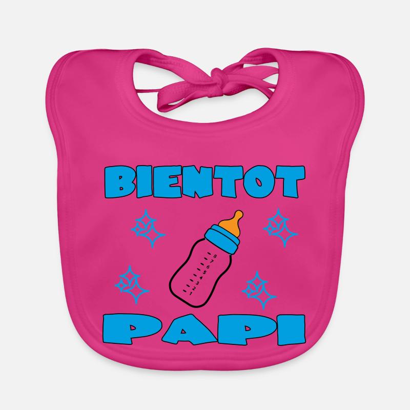 BIENTOT PAPI Bavoir bio Bébé