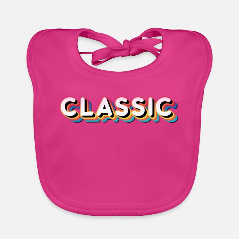 Rétro Classique Bavoir bio Bébé