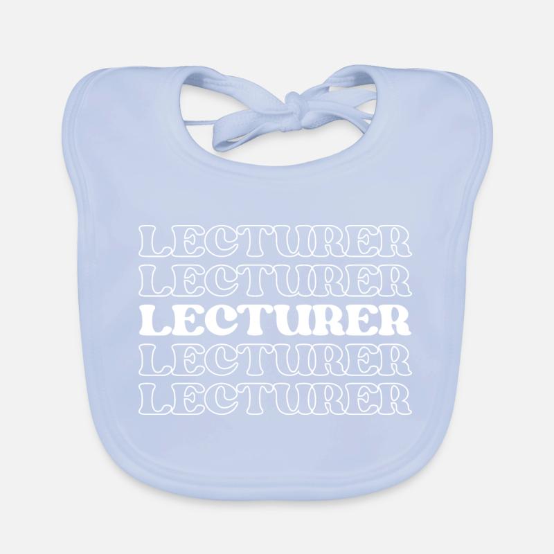 Lecturer Teacher Instructor Speaker Educator Organic Baby Bibs