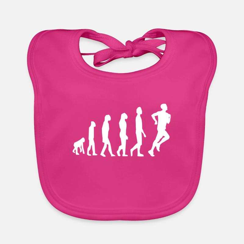 Running Evolution Run Jogging - Baby Bio-Lätzchen - Fuchsia