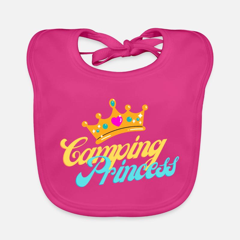 Camping Princesse Bavoir bio Bébé