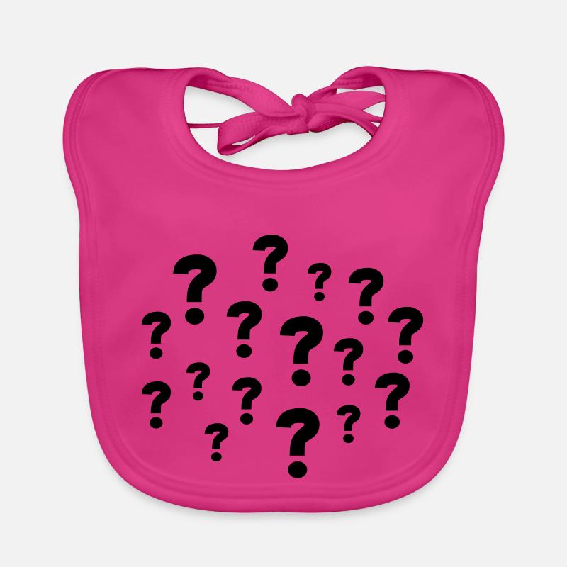 Question Marks Organic Baby Bibs