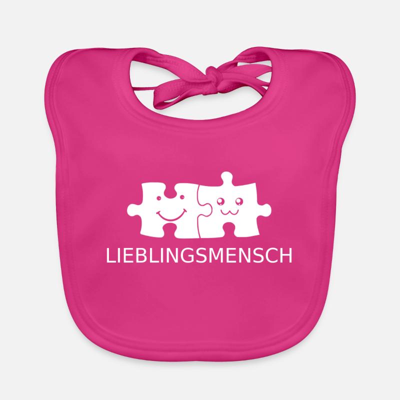 Lieblingsmensch Geschenkidee Baby Bio-Lätzchen