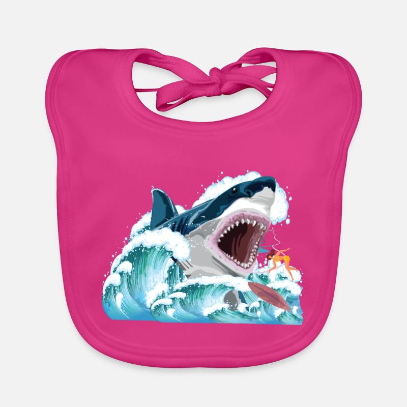 Megalodon attacks ! Baby Bio-Lätzchen