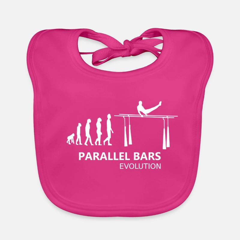 Barres parallèles Barres parallèles Evolution Gymnastique Bavoir bio Bébé